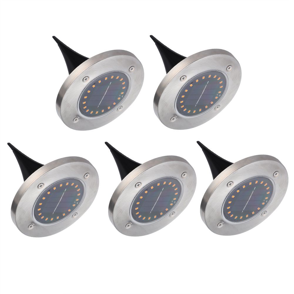 5Pcs Waterproof Solar Powered 20LED Chip Buried Light for Outdoor Garden Lawn view 5