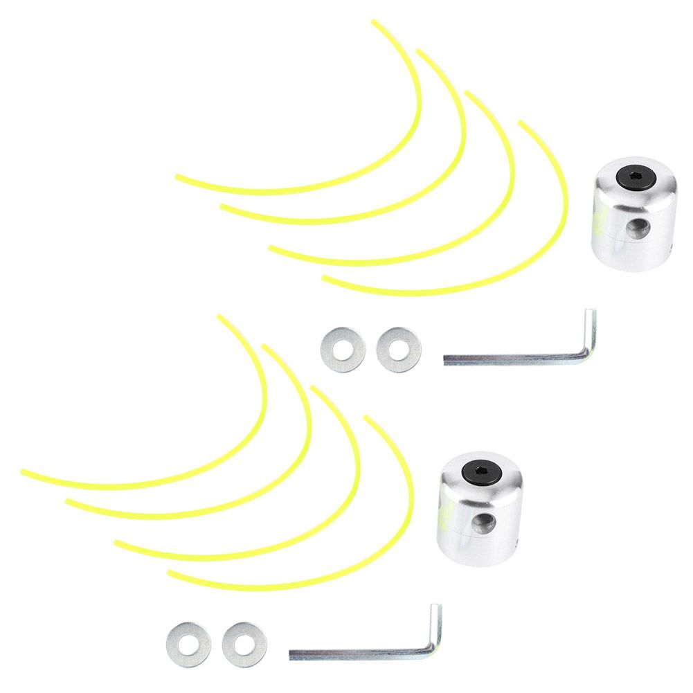 2Pcs/Set Garden Lawn Mover Aluminum Alloy Trimmer Head with Lines Set view 3