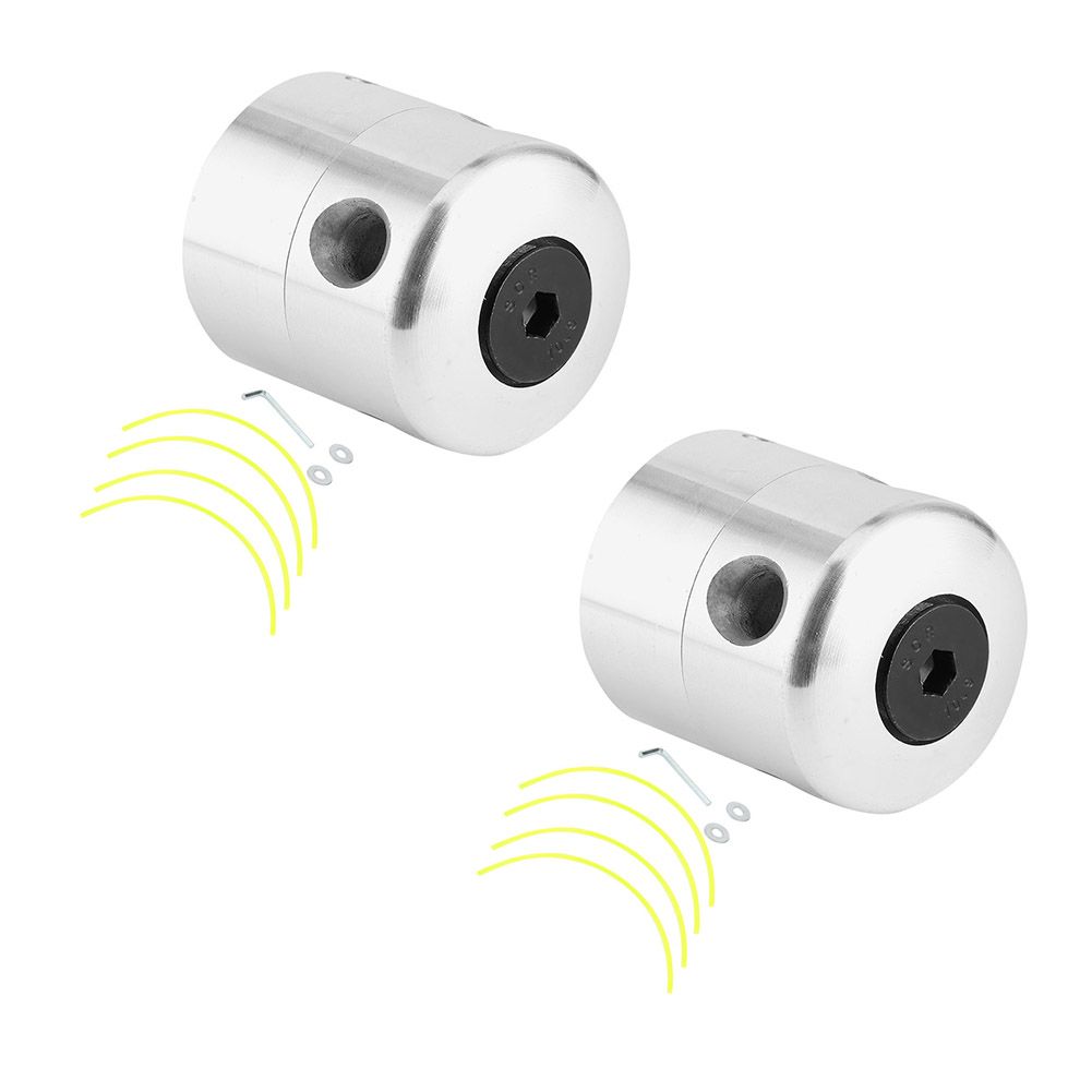 2Pcs/Set Garden Lawn Mover Aluminum Alloy Trimmer Head with Lines Set view 7