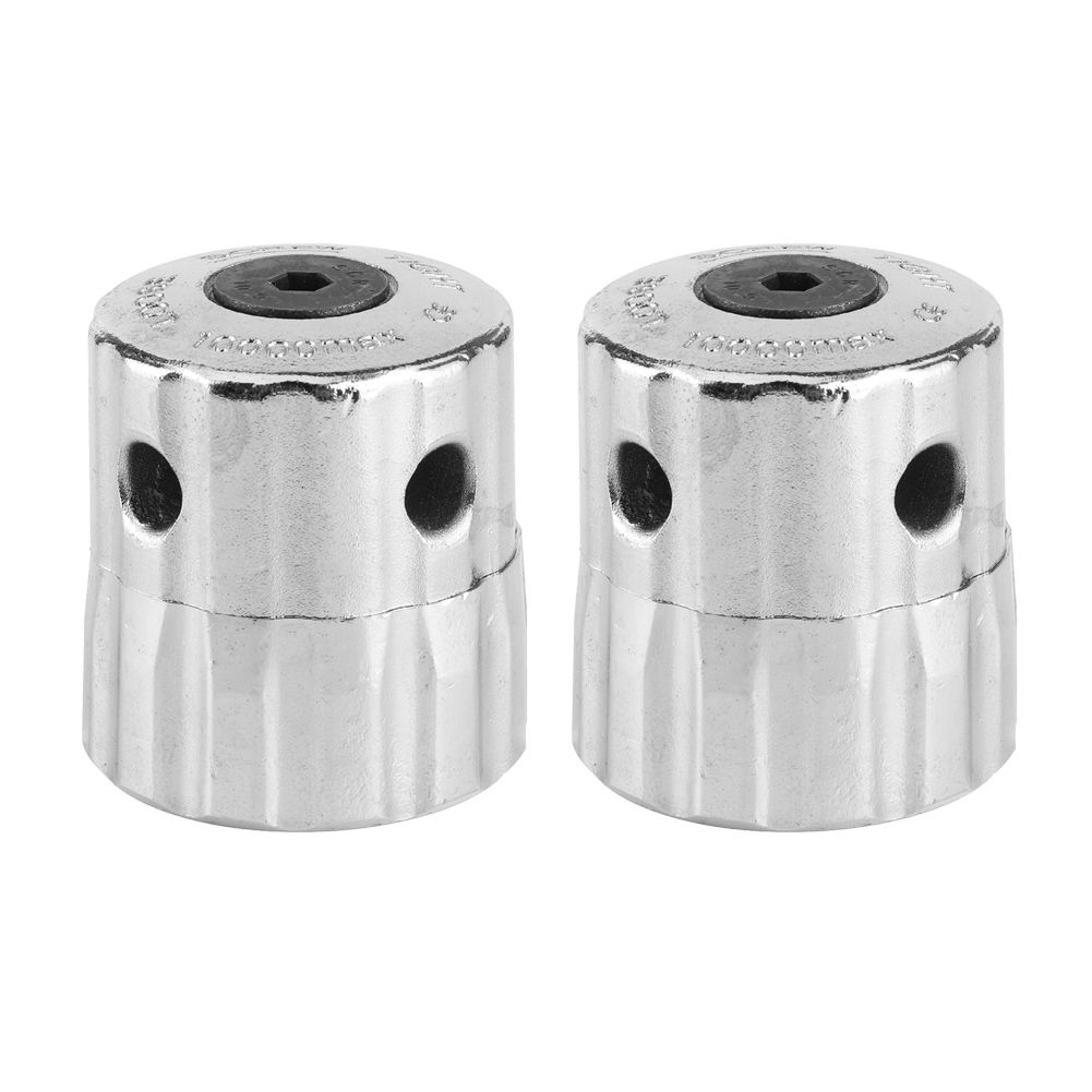 2Pcs/Set Aluminum Alloy Grass Trimmer Head with Lines Replacement Lawn Mover — image 1