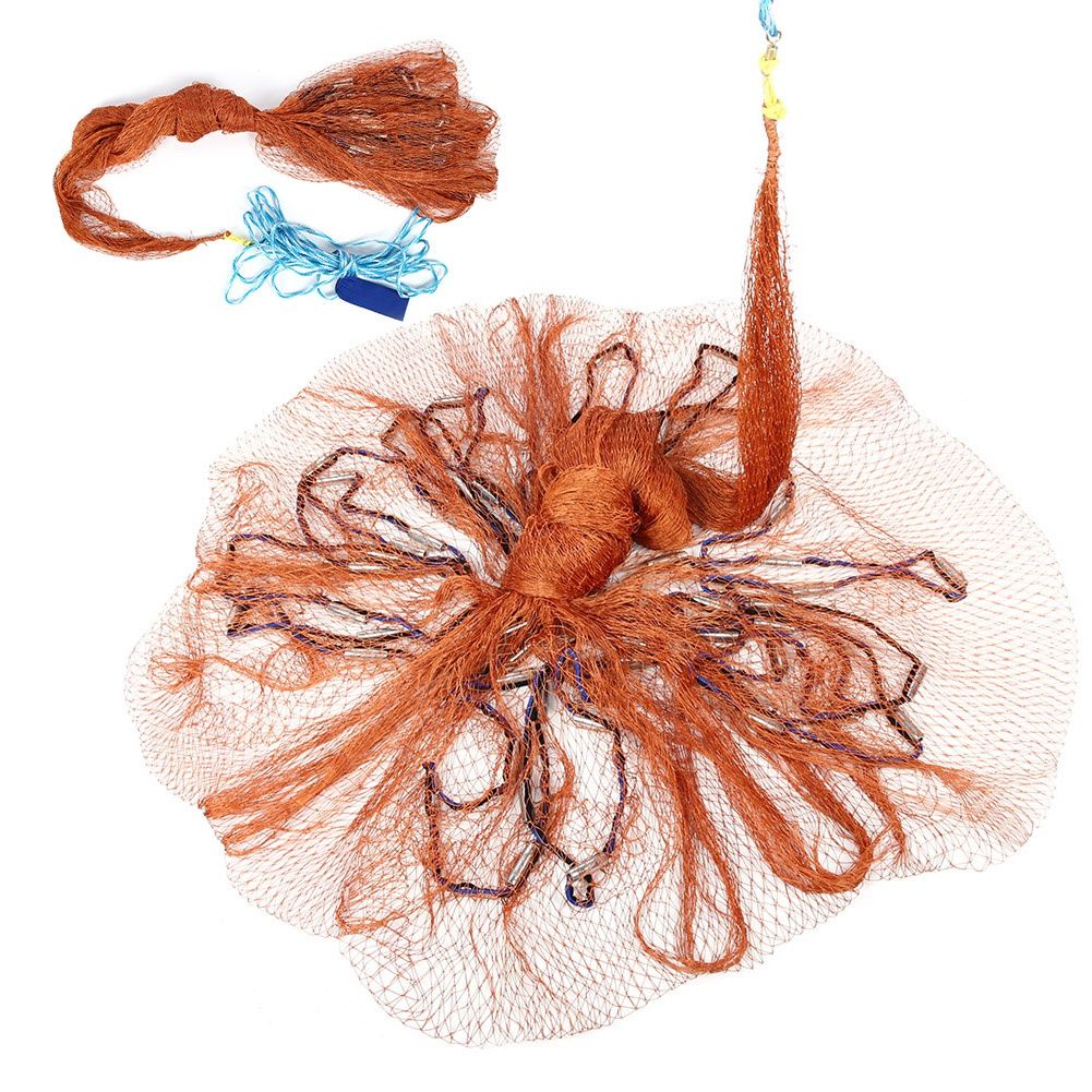 Automatic Fishing Net Cast Net for Bait Trap Outdoor Fish Throw Mesh with view 7