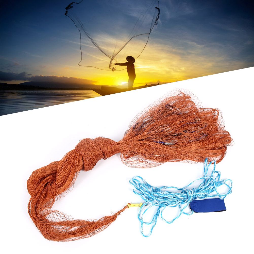 Automatic Fishing Net Cast Net for Bait Trap Outdoor Fish Throw Mesh with view 9