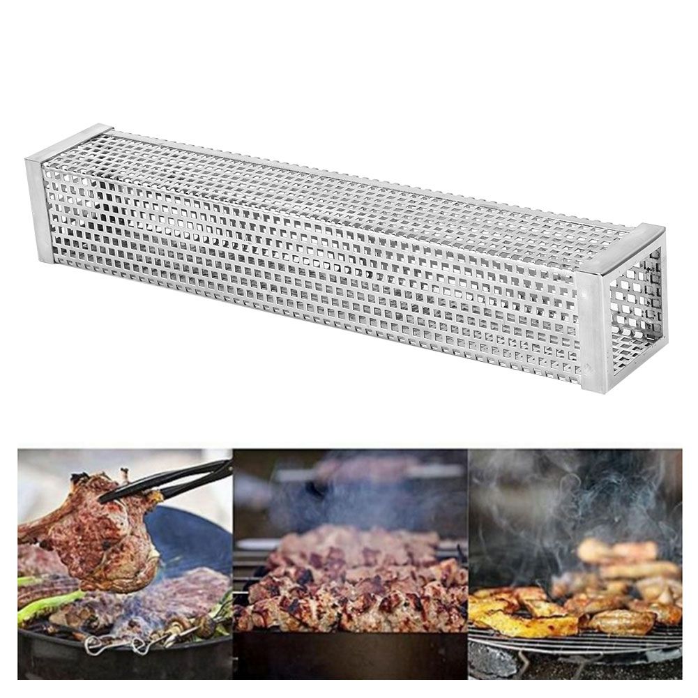 12in 304 Stainless Steel BBQ Smoker Tube Barbecue Accessory for Electric view 9