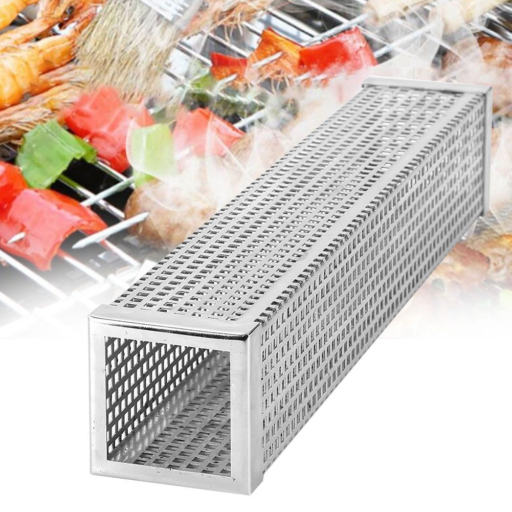 12in 304 Stainless Steel BBQ Smoker Tube Barbecue Accessory for Electric view 10