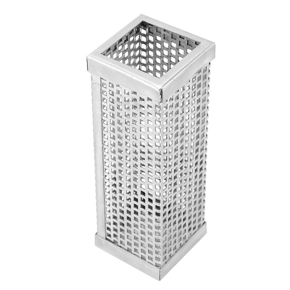 304 Stainless Steel Square BBQ Grill Smoker Tube Tools Outdoor Barbecue view 3