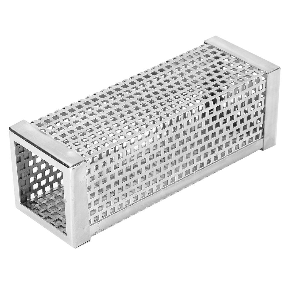 304 Stainless Steel Square BBQ Grill Smoker Tube Tools Outdoor Barbecue view 4