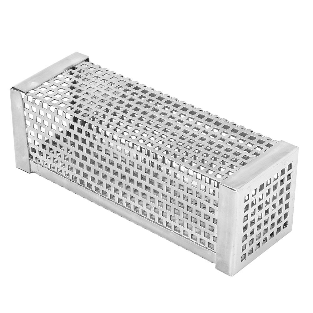 304 Stainless Steel Square BBQ Grill Smoker Tube Tools Outdoor Barbecue view 7