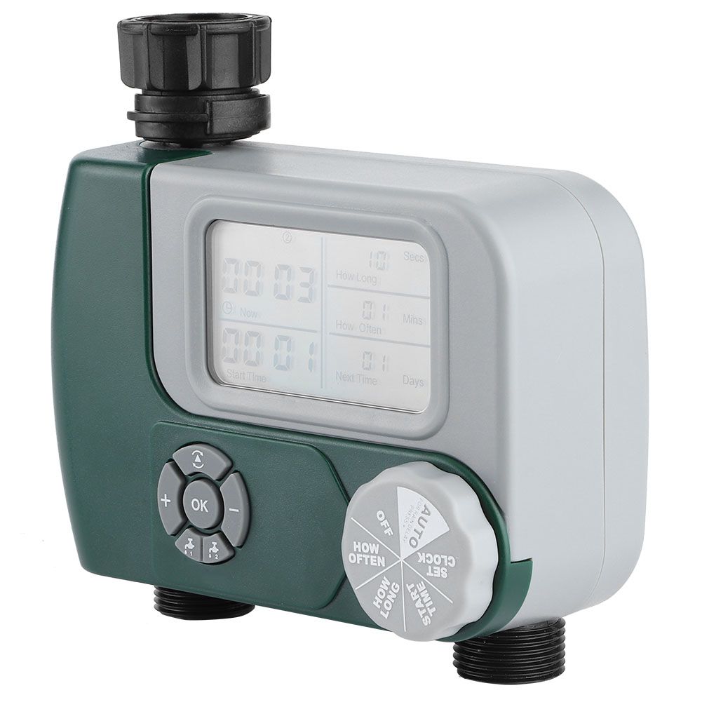 DualOutlet Timer Irrigation System Controller Intelligent Large Display view 4