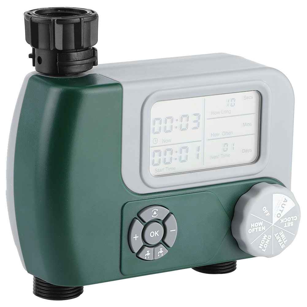 DualOutlet Timer Irrigation System Controller Intelligent Large Display view 6