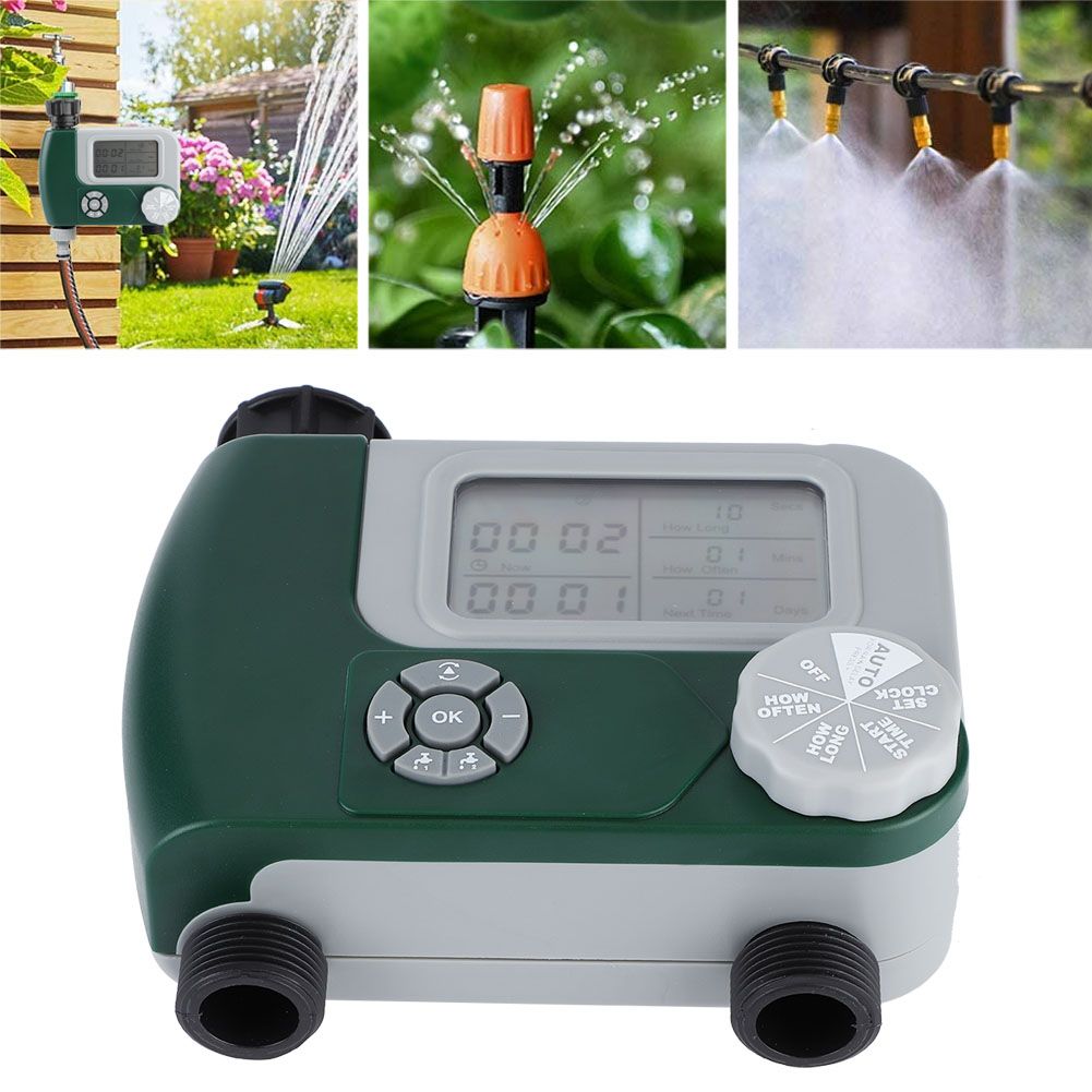 DualOutlet Timer Irrigation System Controller Intelligent Large Display view 10