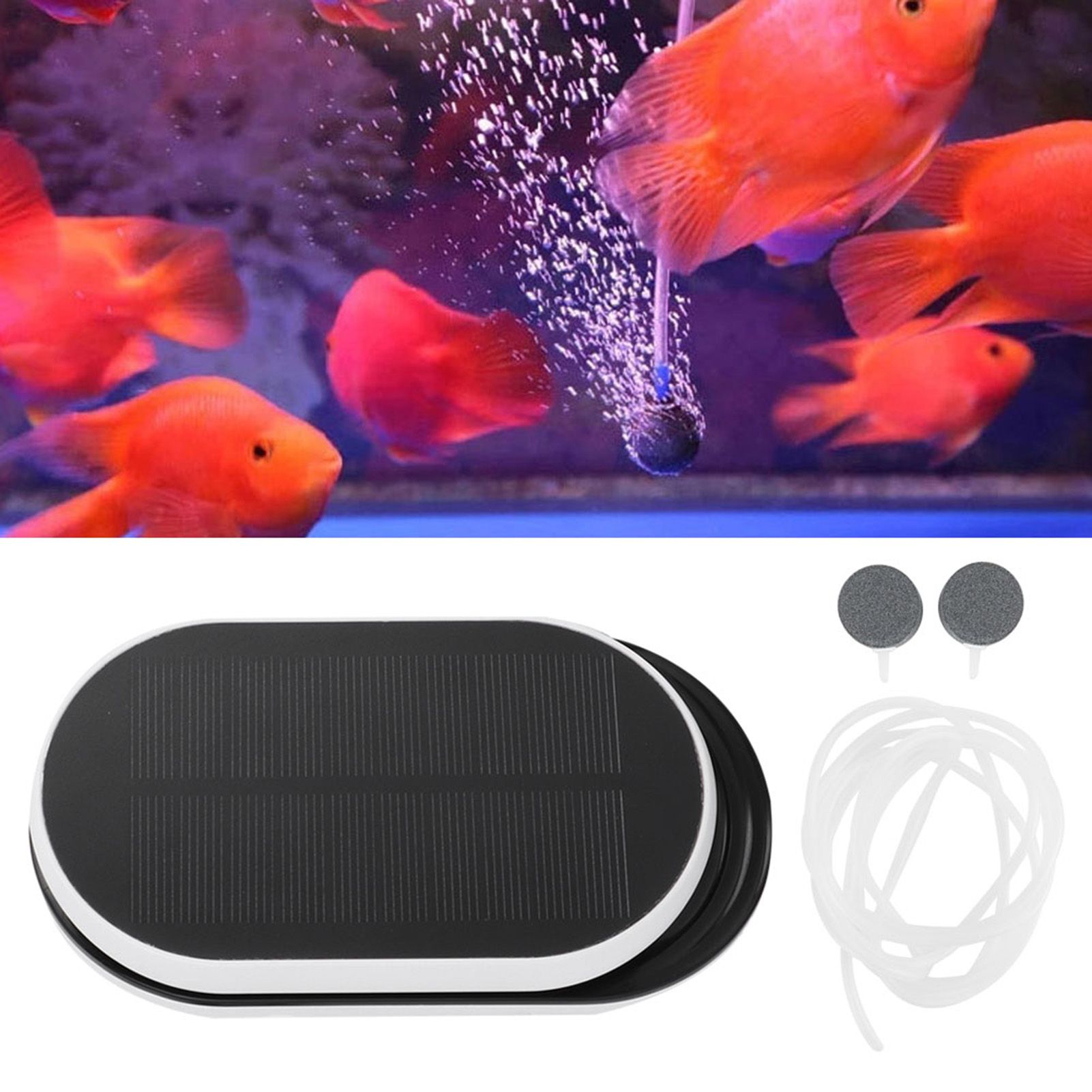 5V 0.9W Solar Fish Pond Oxygen Pump Air Pump Solar Oxygenator for Outdoor Fishing view 9