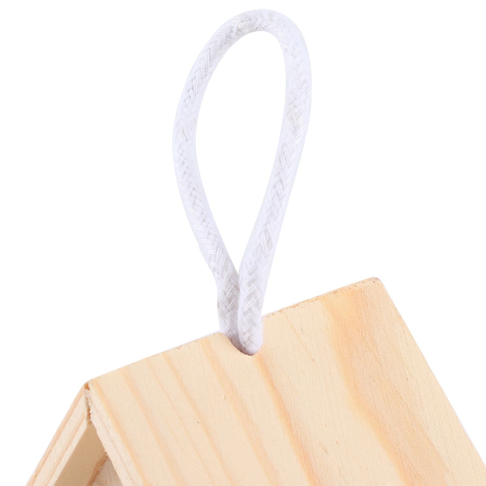 4Pcs Outdoor Wooden Bird House Hanging Bird Resting Nests Box Garden view 11