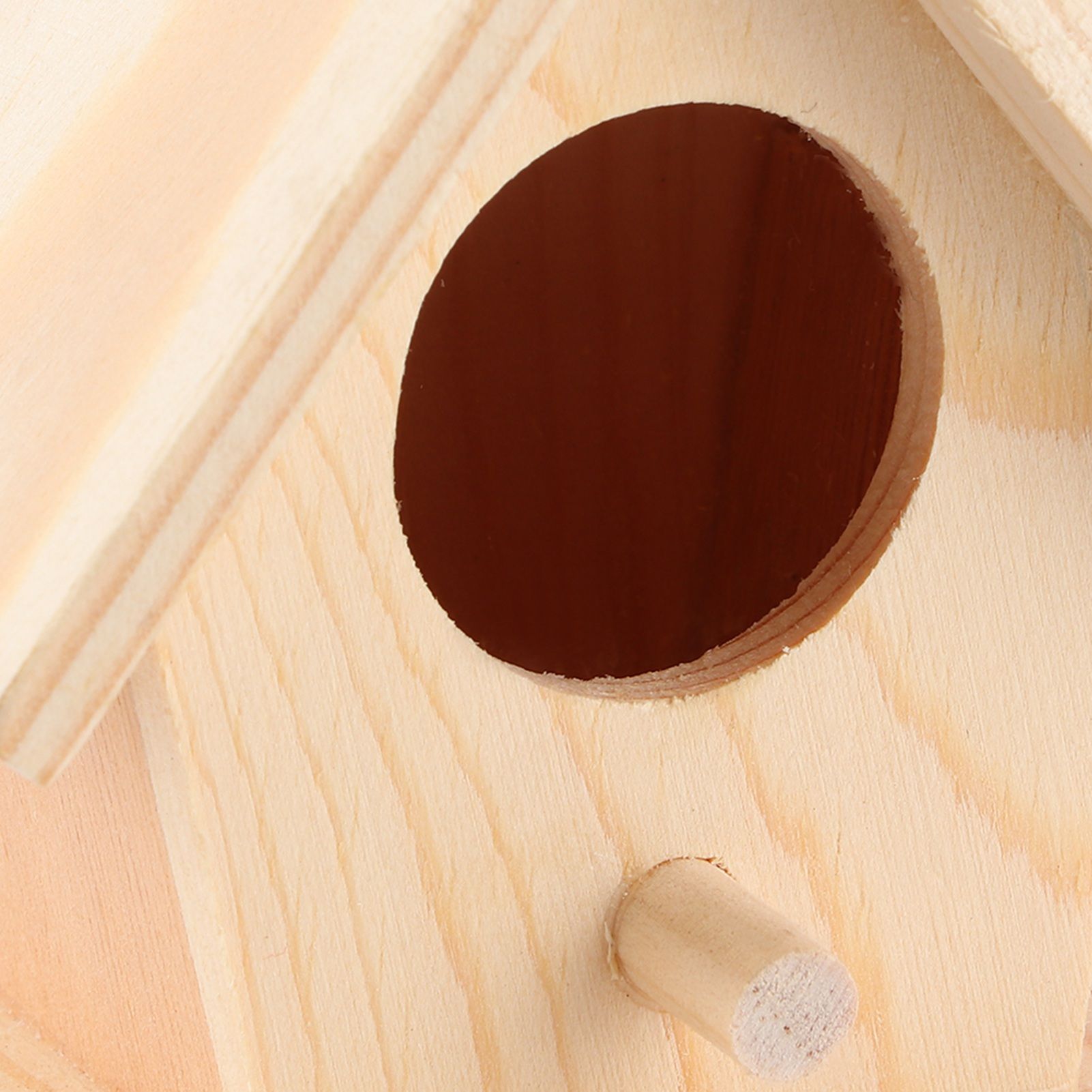 4Pcs Outdoor Wooden Bird House Hanging Bird Resting Nests Box Garden view 12