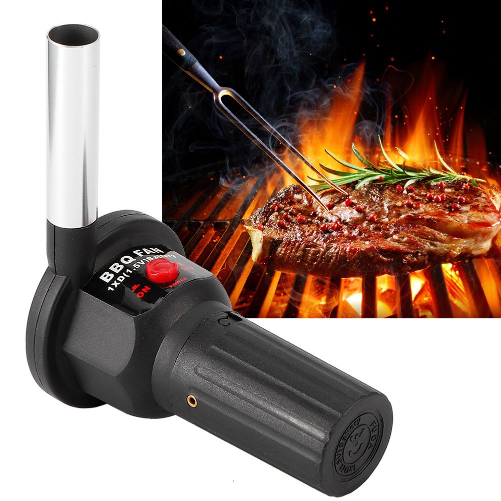 Portable Handheld BBQ Fan Electric Air Blower for Outdoor Picnic Camping Grill view 9