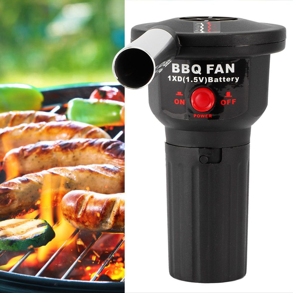Portable Handheld BBQ Fan Electric Air Blower for Outdoor Picnic Camping Grill view 10