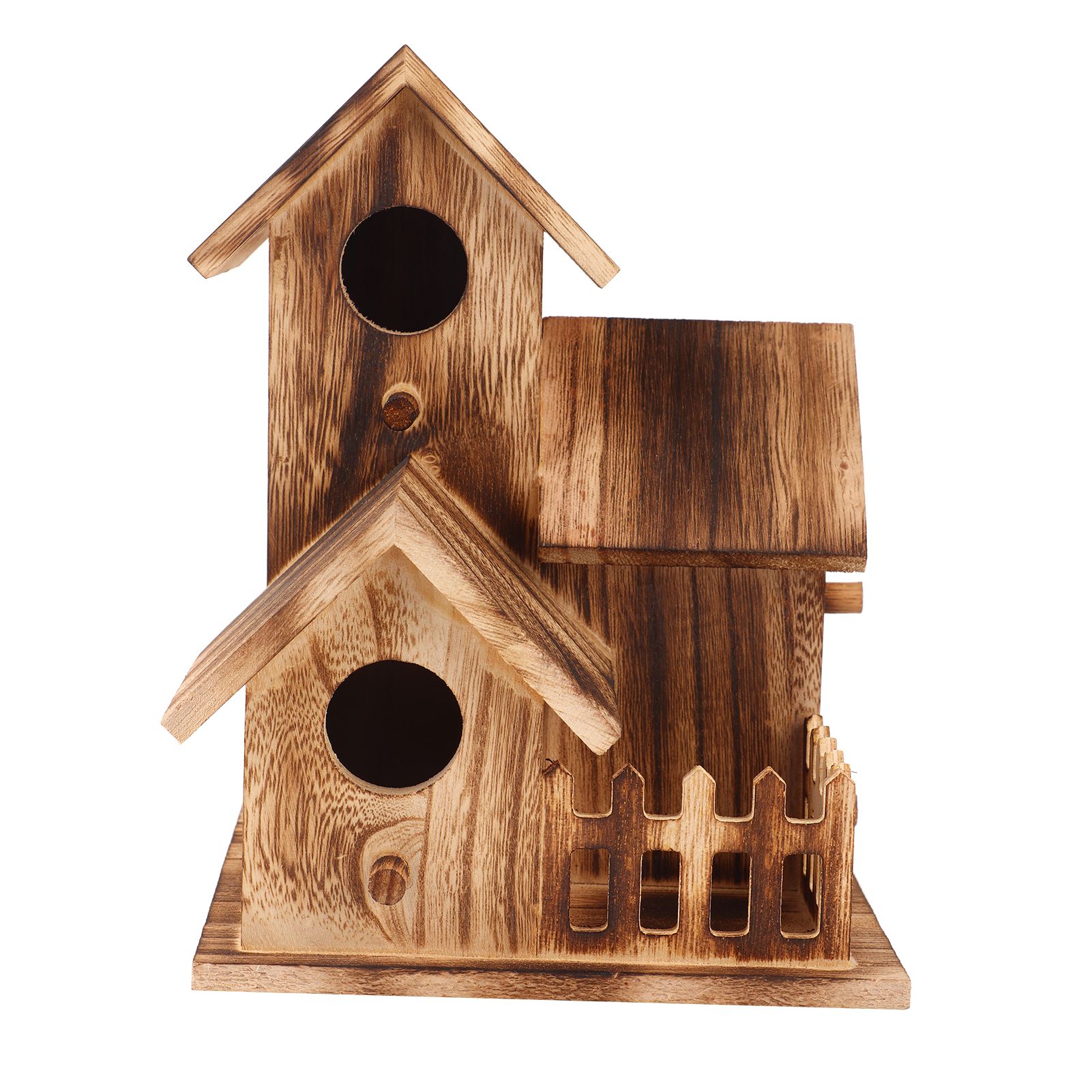 Wooden Birdhouse Small Outdoor Garden Bird Nesting Box Bird House Pet Supplies view 2