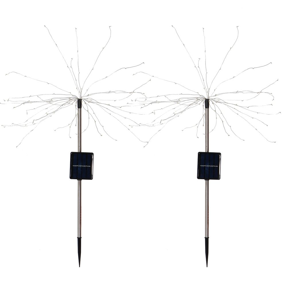 2Pcs/Set Outdoor Solar Garden Decorative Lights Lawn Lights Holiday Lighting view 3
