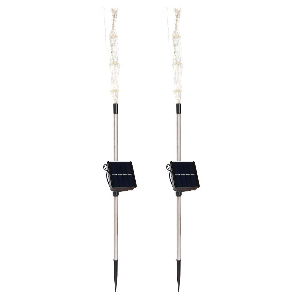 2Pcs/Set Outdoor Solar Garden Decorative Lights Lawn Lights Holiday Lighting view 4