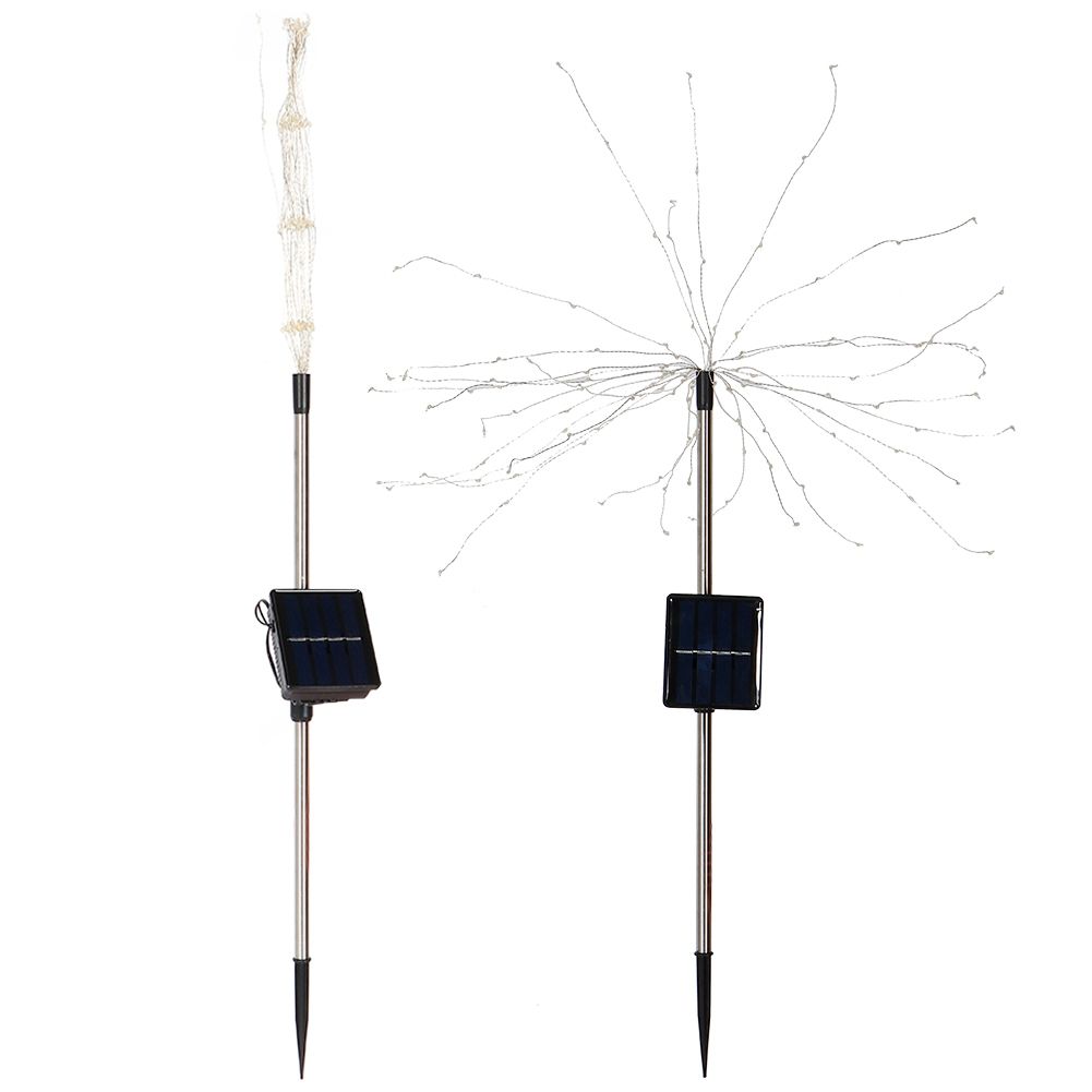 2Pcs/Set Outdoor Solar Garden Decorative Lights Lawn Lights Holiday Lighting view 5