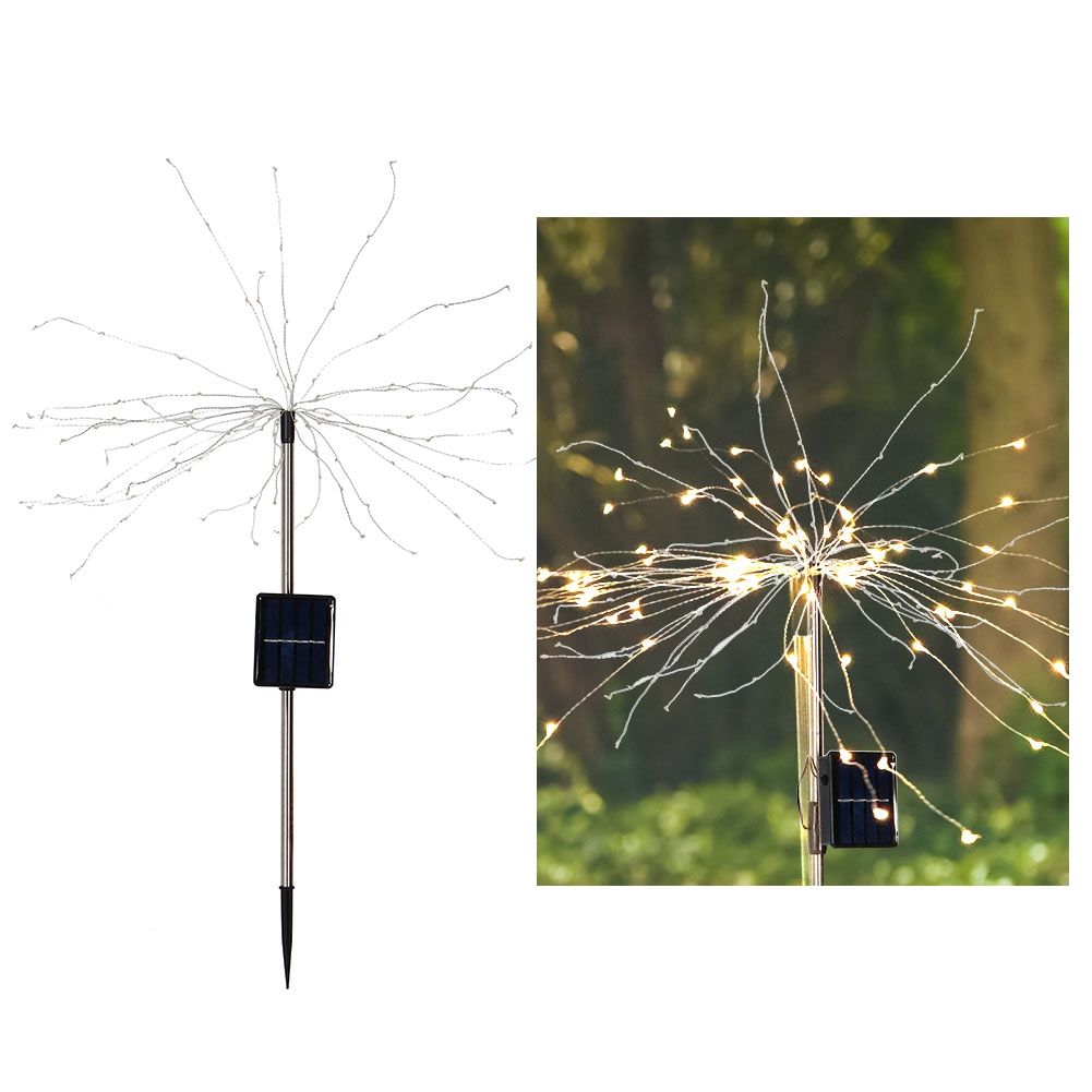 2Pcs/Set Outdoor Solar Garden Decorative Lights Lawn Lights Holiday Lighting view 9