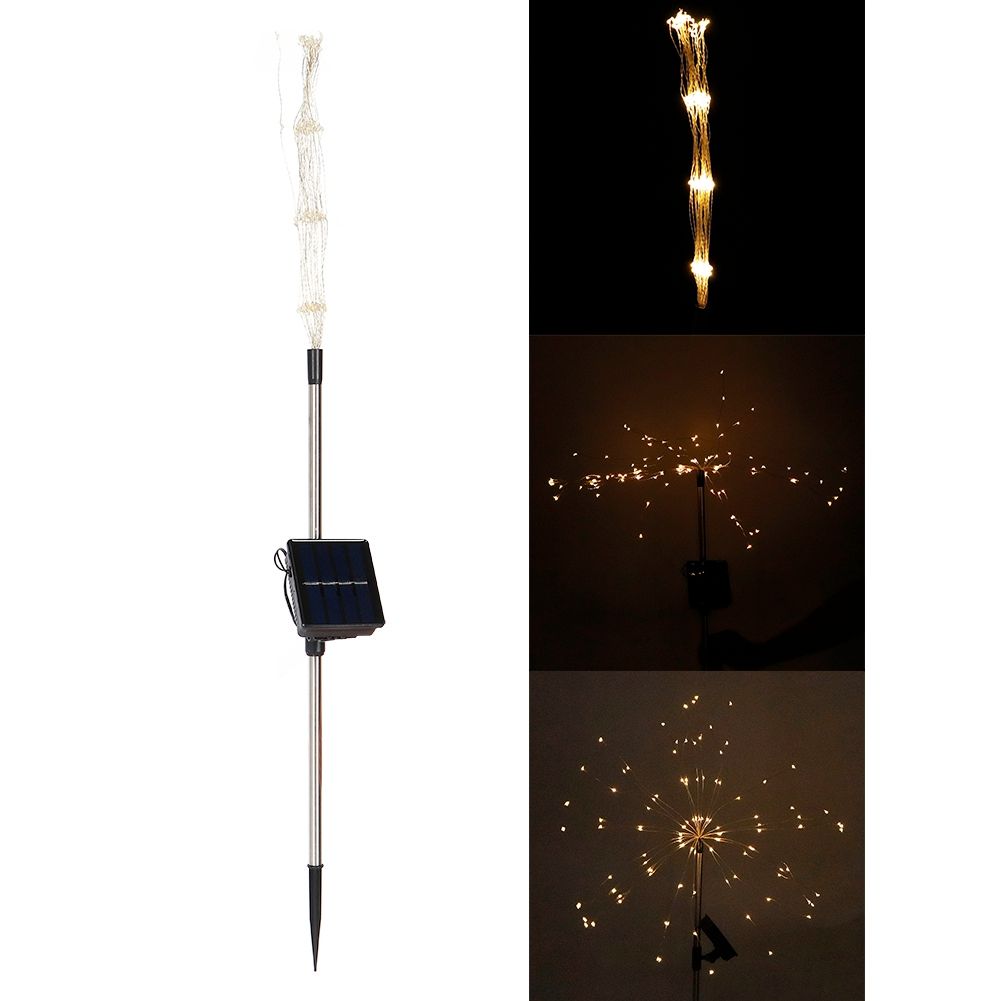 2Pcs/Set Outdoor Solar Garden Decorative Lights Lawn Lights Holiday Lighting view 10
