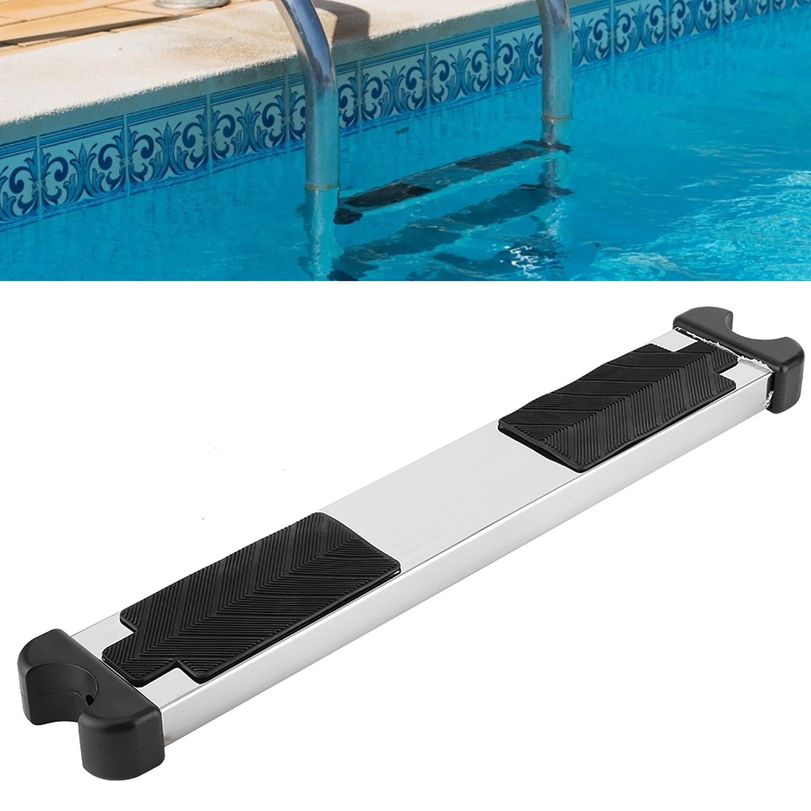 304 Stainless Steel Thickened Ladder Pedal with Non Slip Rubber Pad for Hot view 9