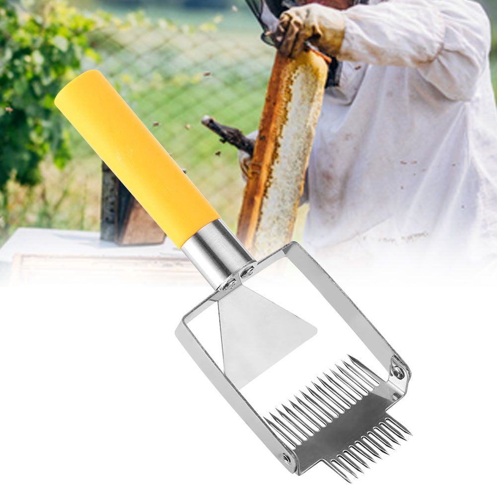 Stainless Steel Beehive Knife Scraper Beekeeping Uncapping Fork Tool Honey view 10