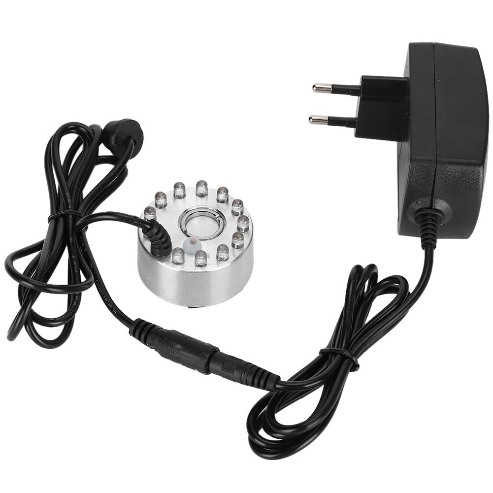 Mini Water Fountain Ornament Mist Fog Maker Atomizer with 12 Lights Landscape view 2