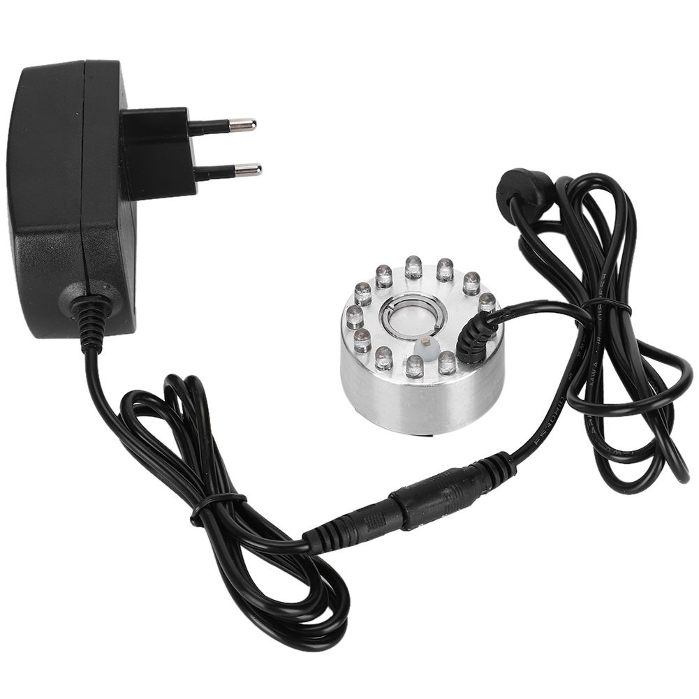Mini Water Fountain Ornament Mist Fog Maker Atomizer with 12 Lights Landscape view 5