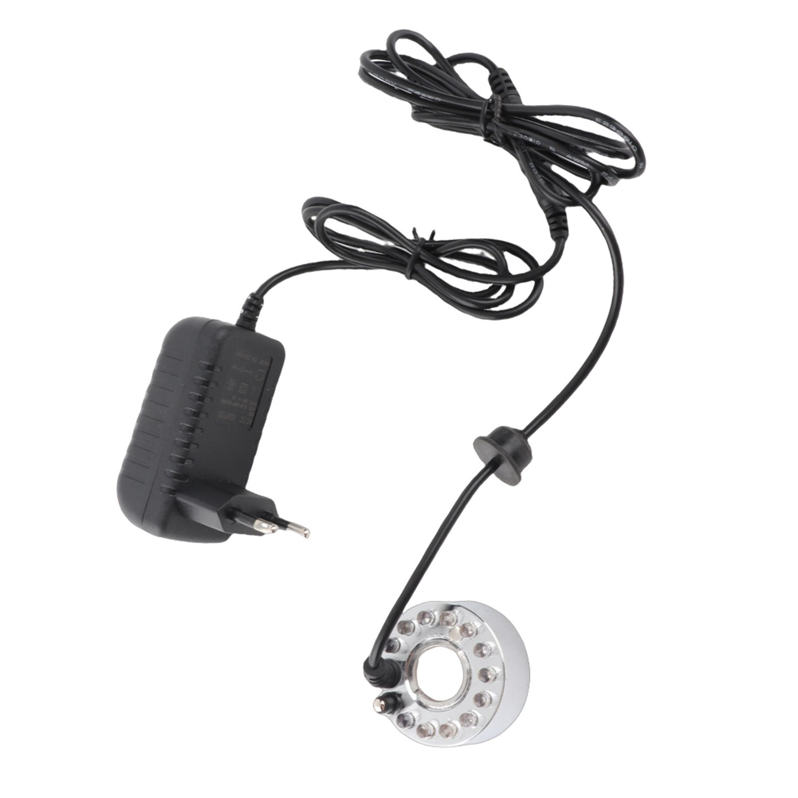 Mini Water Fountain Ornament Mist Fog Maker Atomizer with 12 Lights Landscape
