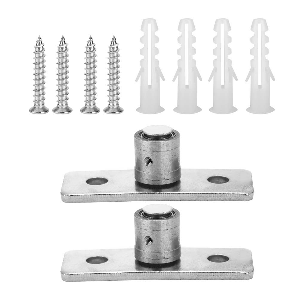 2Pcs Stainless Steel Barn Door Roller Floor Guide Sliding Door Hardware view 5