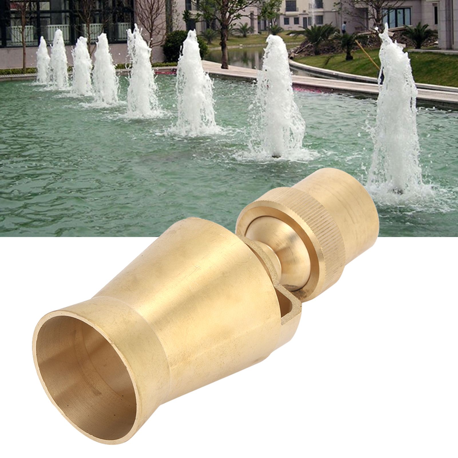 G1in DN25 Cedar Shaped Adjustable Water Fountain Nozzle Spray Pond Sprinkler view 11