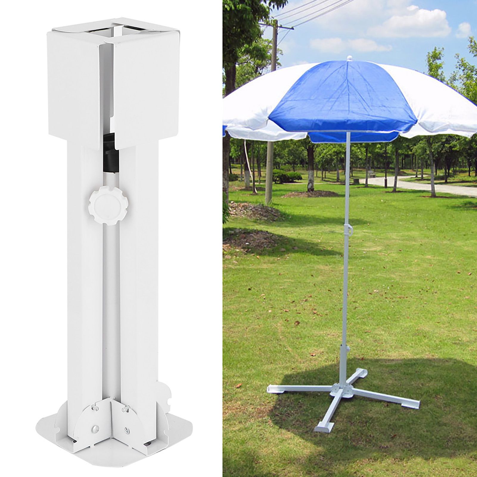 Patio Beach Sun Umbrella Base Stand Outdoor Garden Portable Folding Umbrella Base view 9