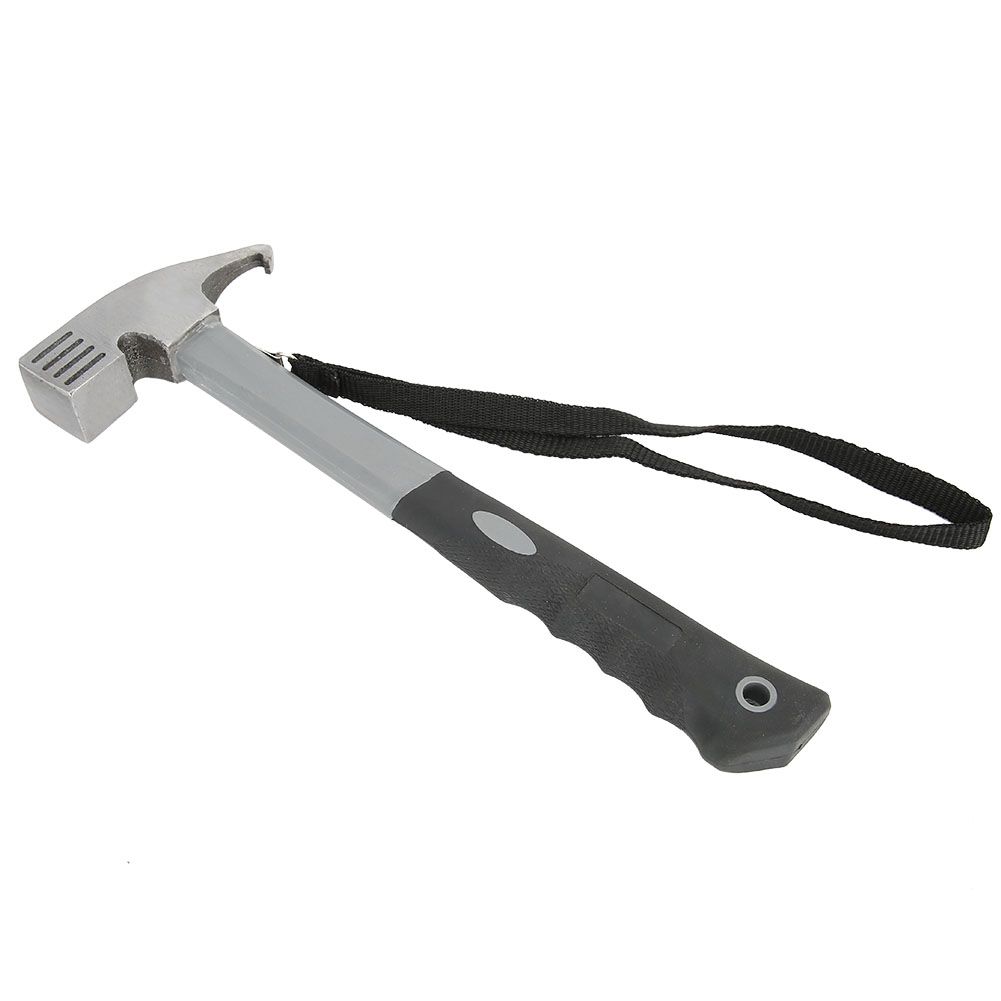 Outdoor Multifunction High Carbon Steel Camping Hammer Tent Pegs Stake Nail view 3