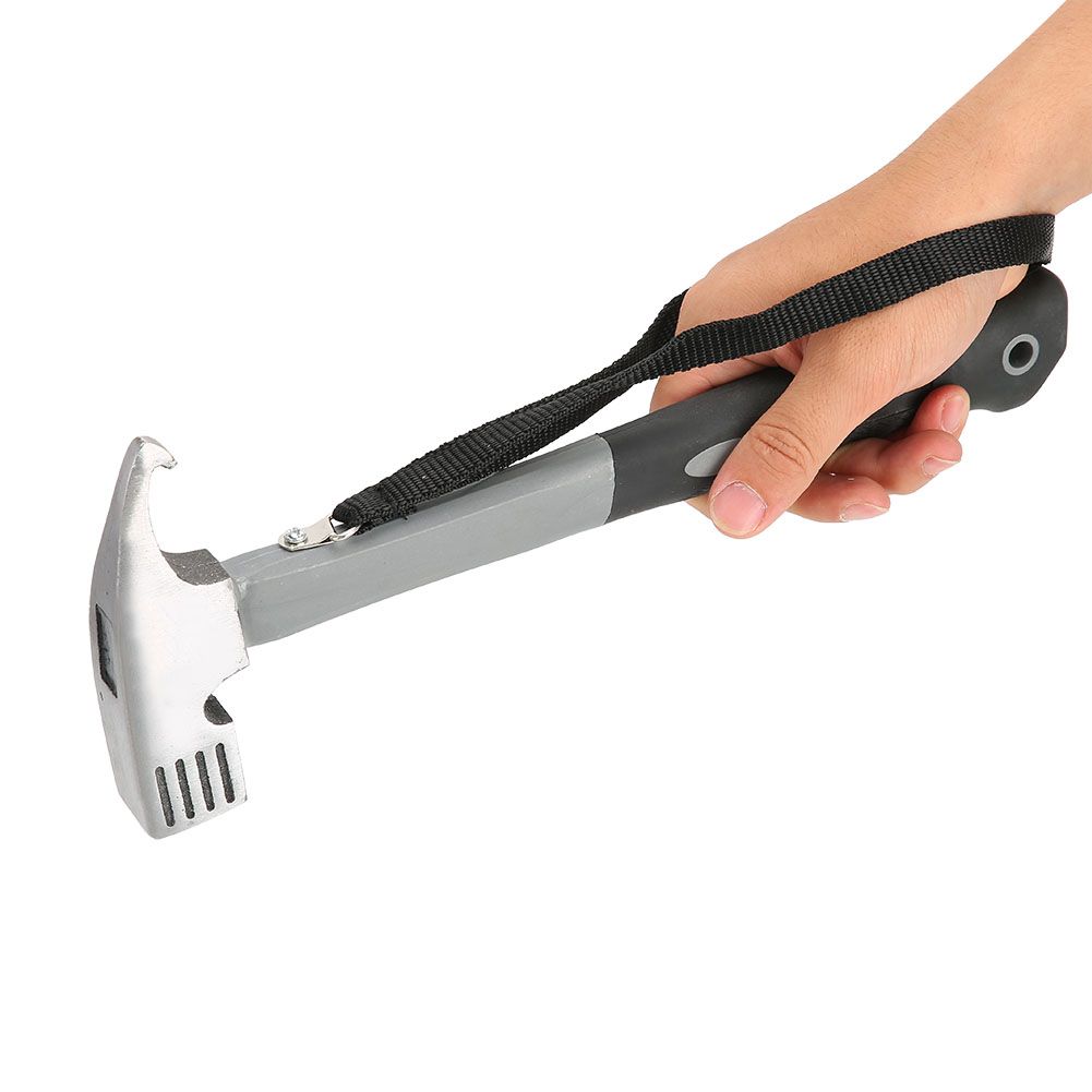 Outdoor Multifunction High Carbon Steel Camping Hammer Tent Pegs Stake Nail view 8