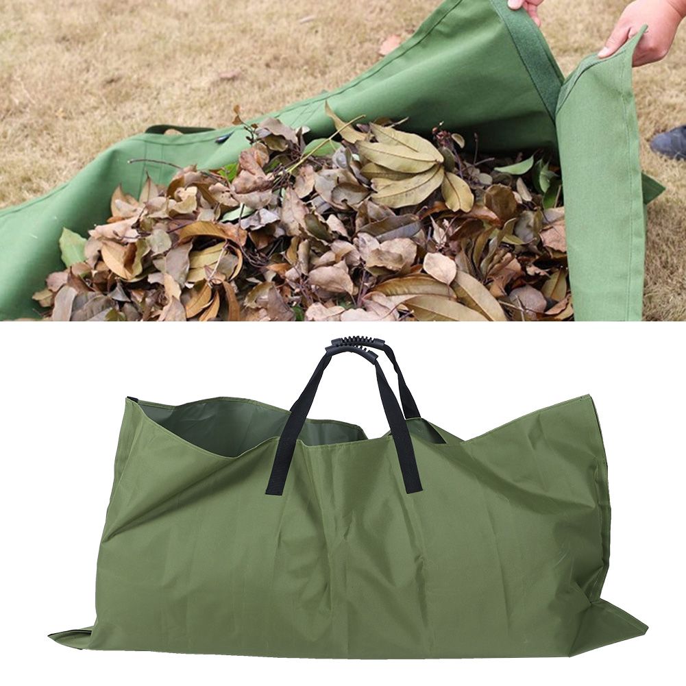 2‑in‑1 Garden Yard Waste Bag Leaf Mat Large Capacity Gardening view 10
