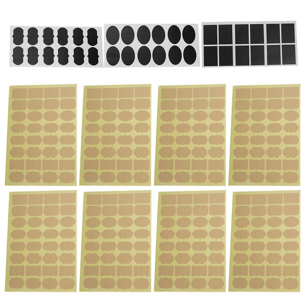292Pcs/Set Adhesive Sticker Marking Tag for Wine Glasses Coffee Tea Boxes Jars view 2