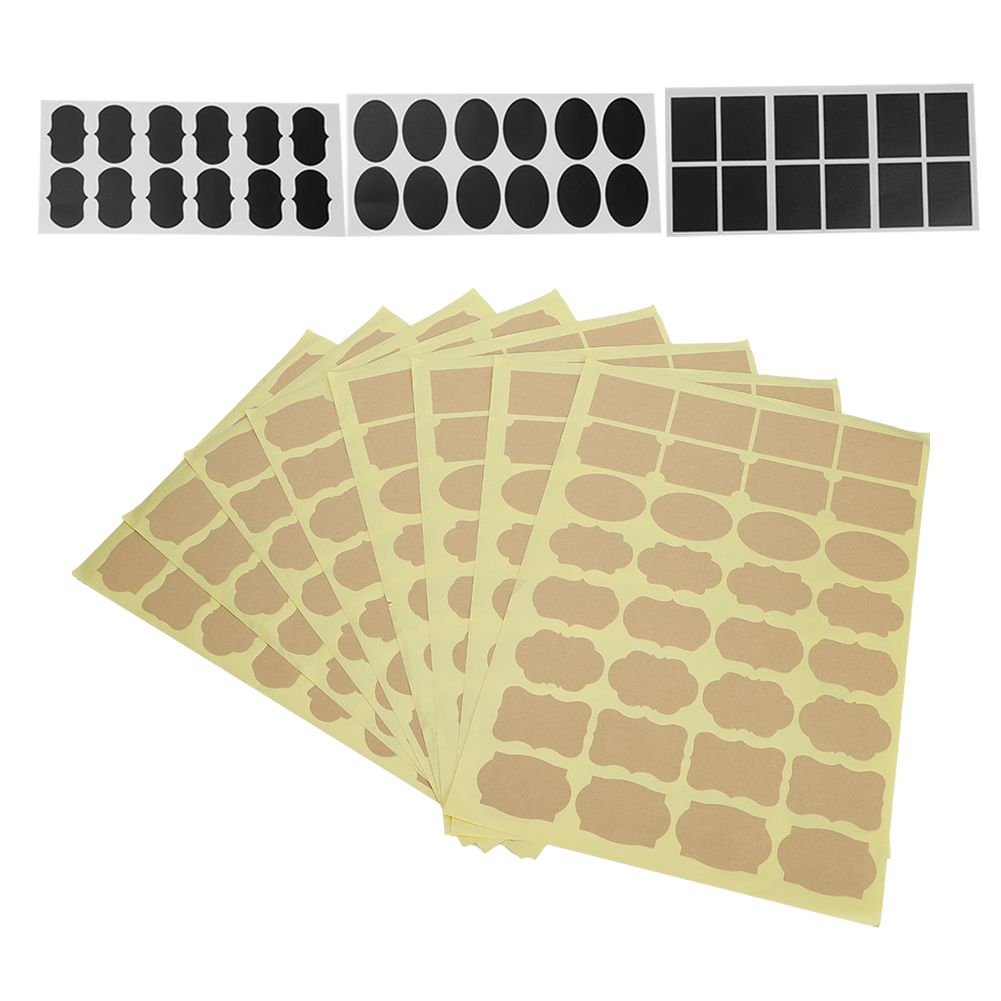 292Pcs/Set Adhesive Sticker Marking Tag for Wine Glasses Coffee Tea Boxes Jars view 8