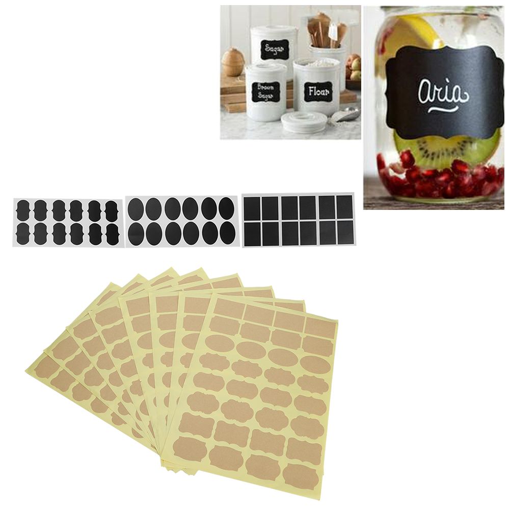 292Pcs/Set Adhesive Sticker Marking Tag for Wine Glasses Coffee Tea Boxes Jars view 9