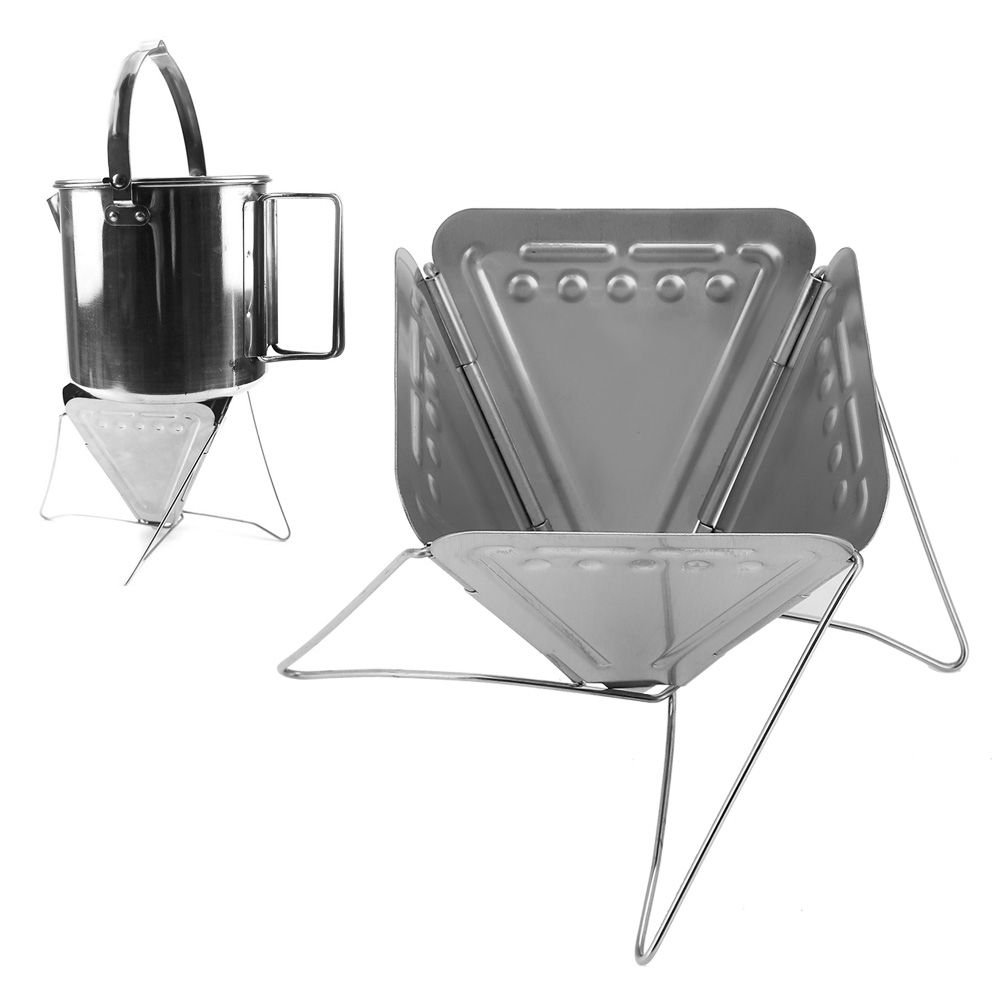Stainless Steel Outdoor Camping Coffee Drip Rack Folding Portable Coffee view 9