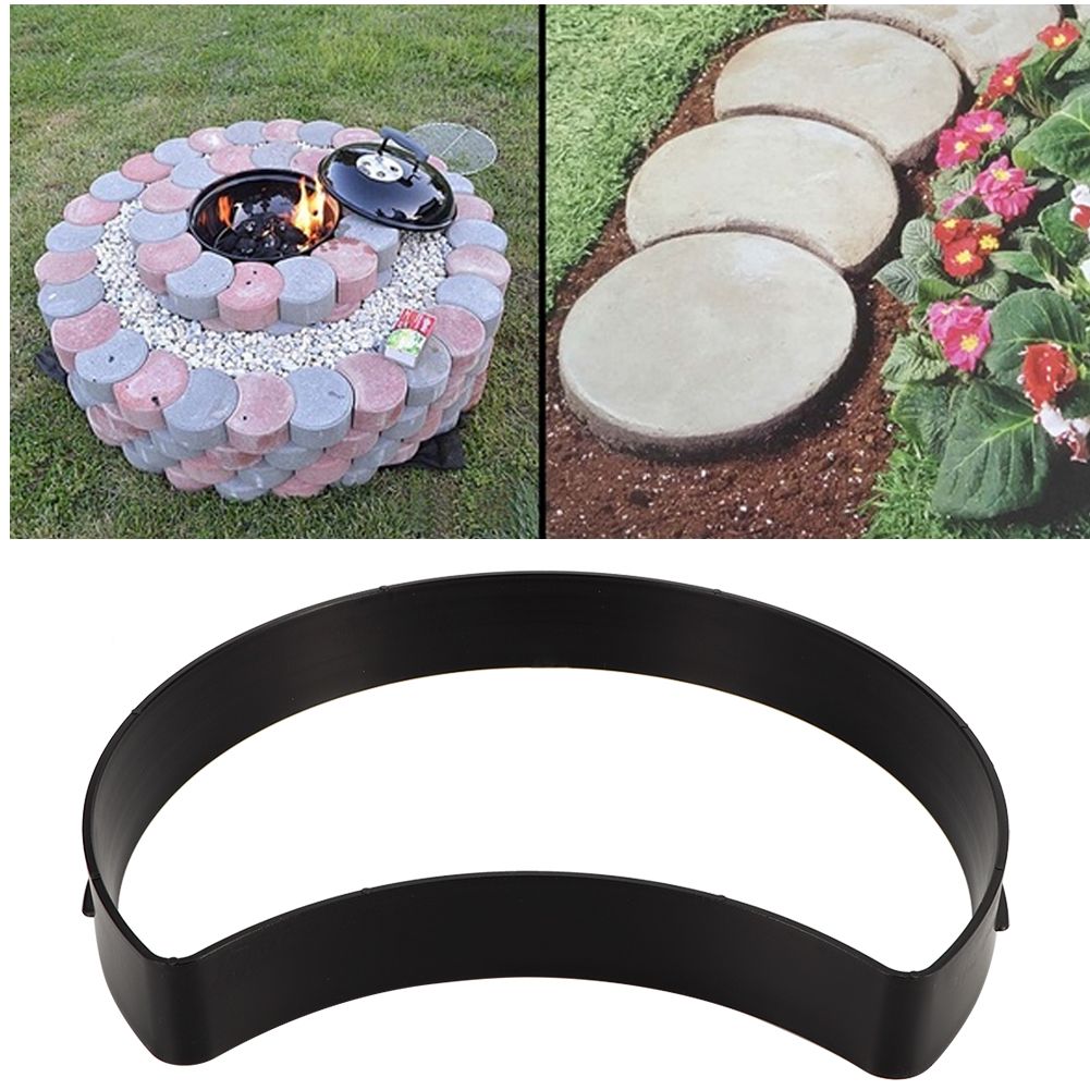 UniqueShaped DIY Concrete Paths Maker Reusable Cement Brick Paving Mold for view 10
