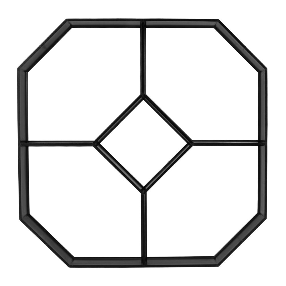 Hexagonal DIY Concrete Paving Mold Cement Brick Walk Paths Maker for Garden view 2