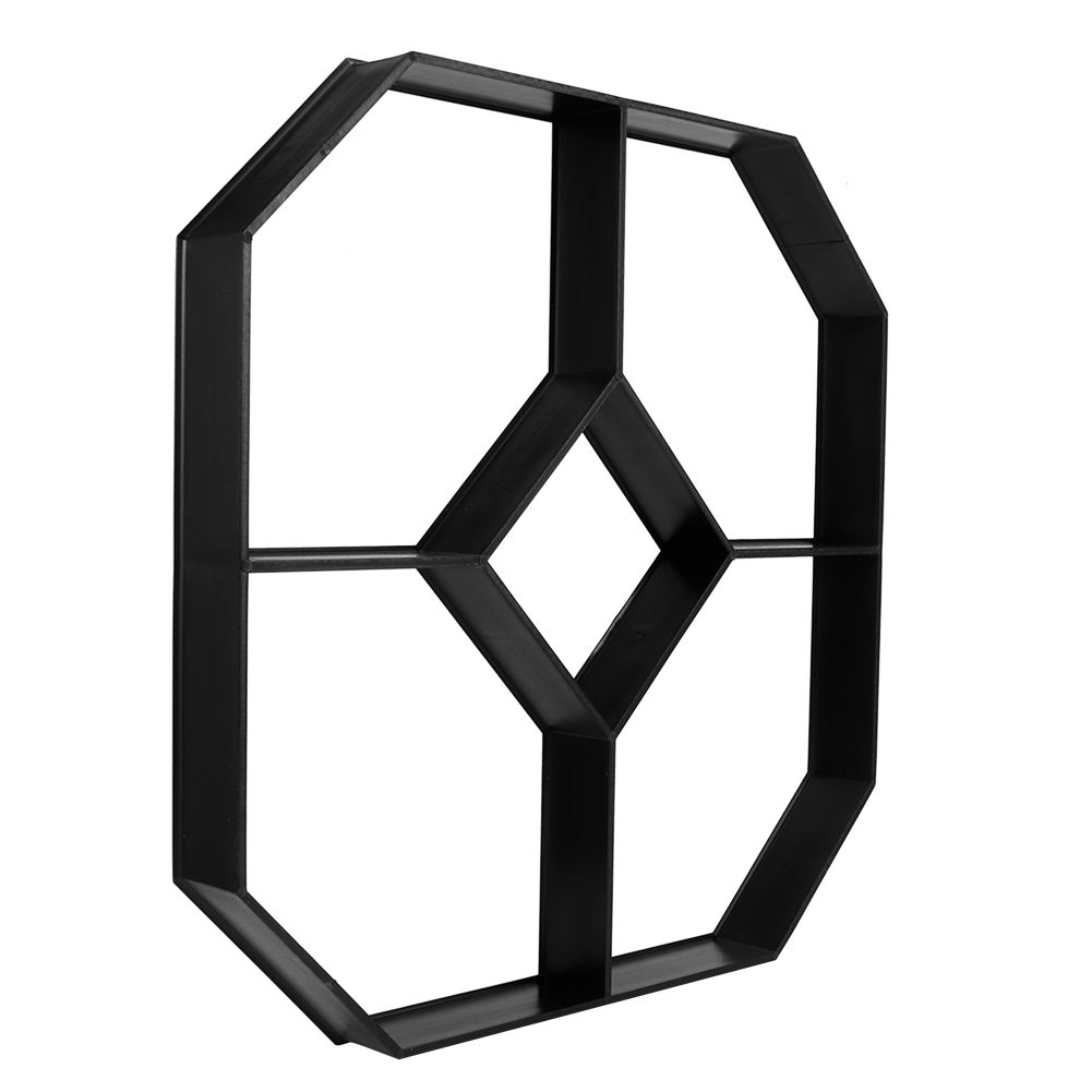 Hexagonal DIY Concrete Paving Mold Cement Brick Walk Paths Maker for Garden view 4