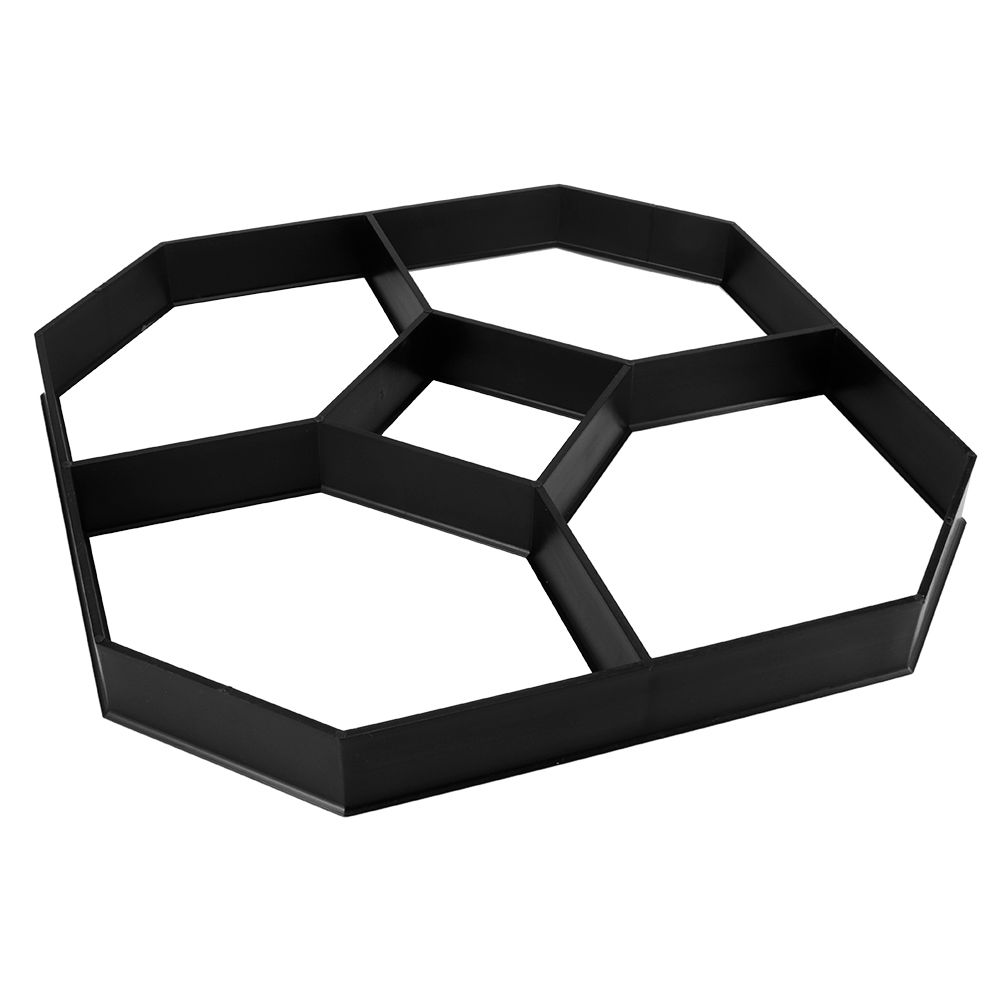 Hexagonal DIY Concrete Paving Mold Cement Brick Walk Paths Maker for Garden view 6