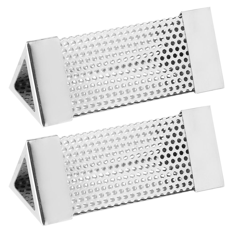 2Pcs BBQ Grill Smoker Tube Mesh Tube Pellets Smoke Box 6in Stainless Steel view 5