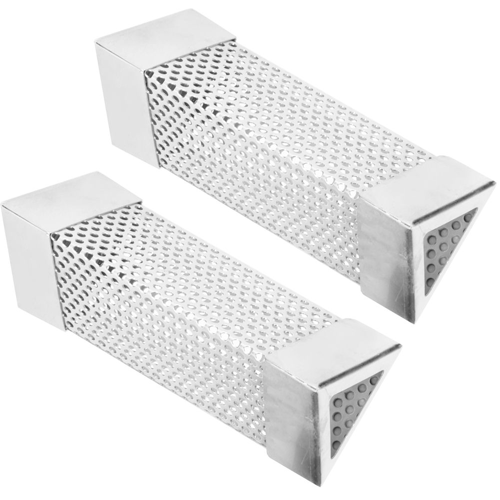 2Pcs BBQ Grill Smoker Tube Mesh Tube Pellets Smoke Box 6in Stainless Steel view 6