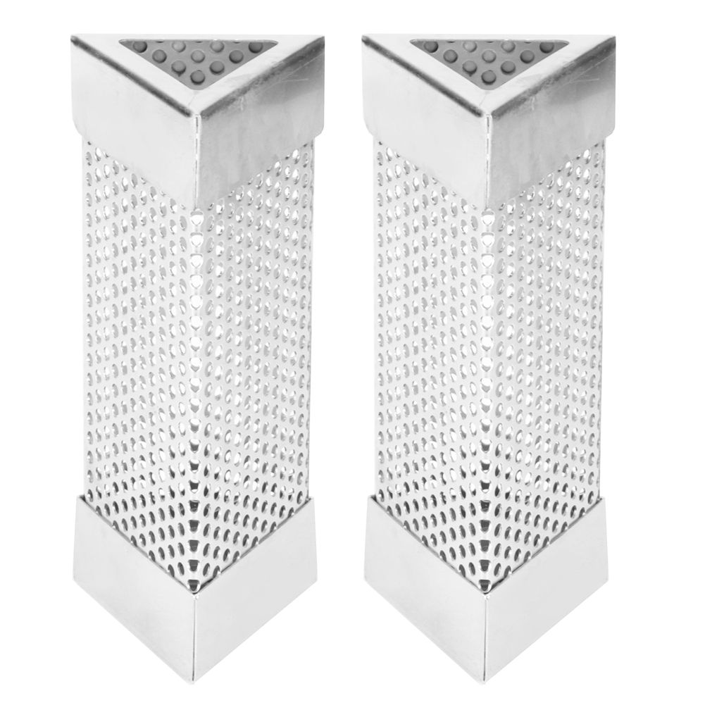 2Pcs BBQ Grill Smoker Tube Mesh Tube Pellets Smoke Box 6in Stainless Steel view 7