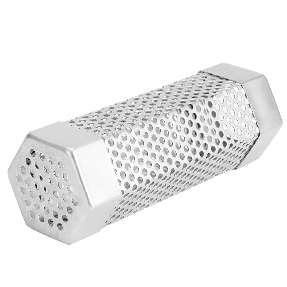 2Pcs BBQ Grill Smoker Tube Mesh Tube Pellets Smoke Box 6in Stainless Steel view 11