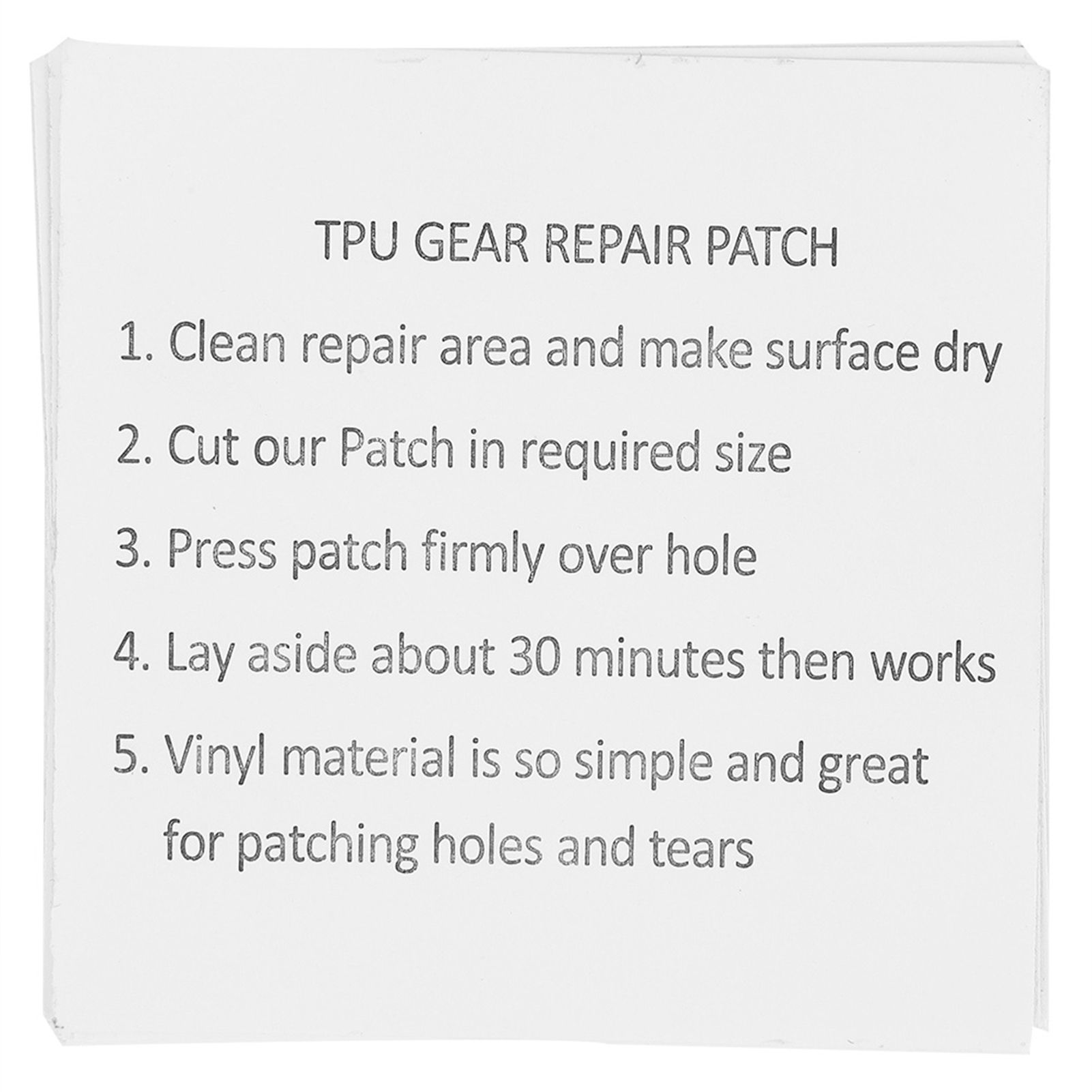 20PCS Self Adhesive TPU Sticker Waterproof Transparent Repair Patch for view 7