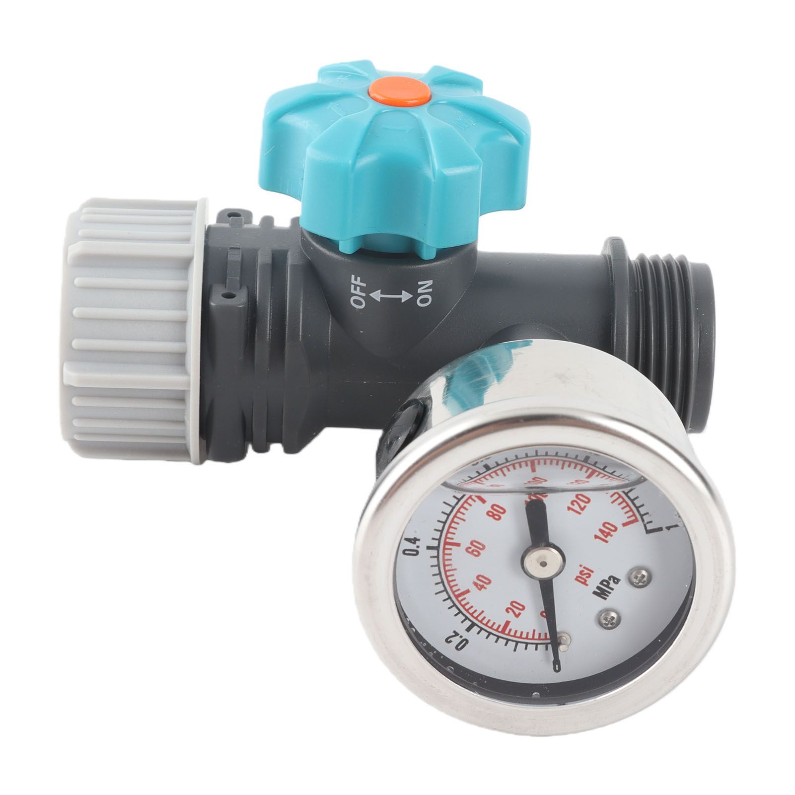 G3/4in Adjustable Water Pressure Regulator Valve with Pressure Gauge view 6